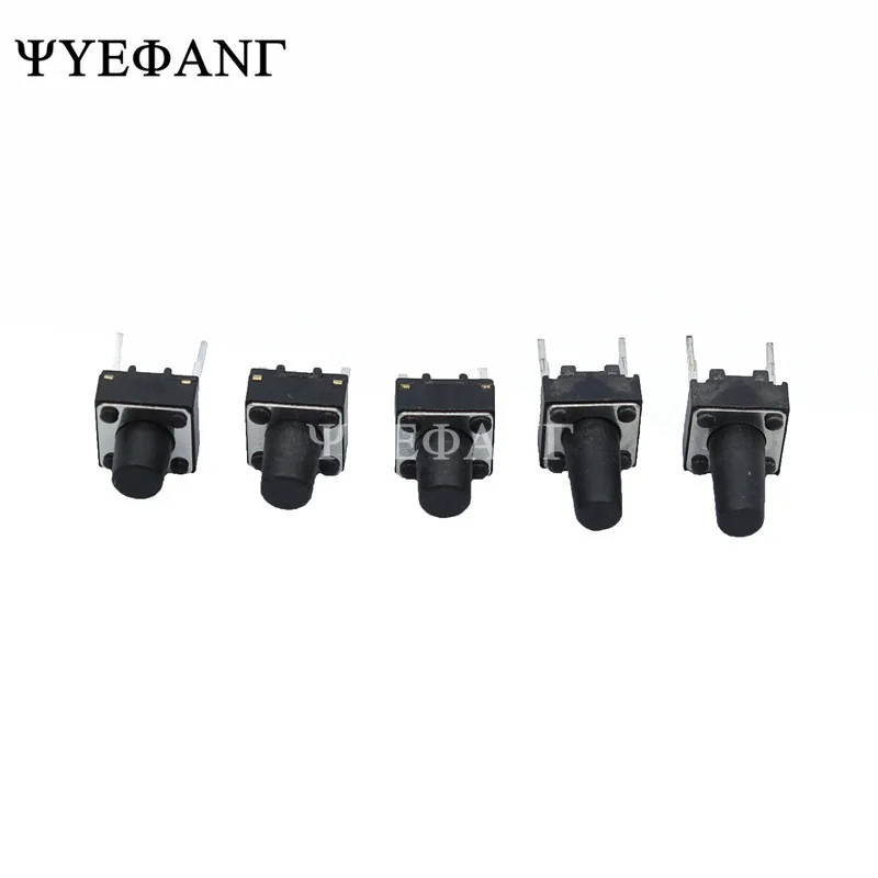 20pcs Middle 2pin 6x6x4.3/5/6/7/8/9/10 mm Switch Tactile Push Button Switches 6x6x4.3mm 6x6x5mm 6x6x6mm 6x6x7mm 6x6x8mm 6x6x9mm