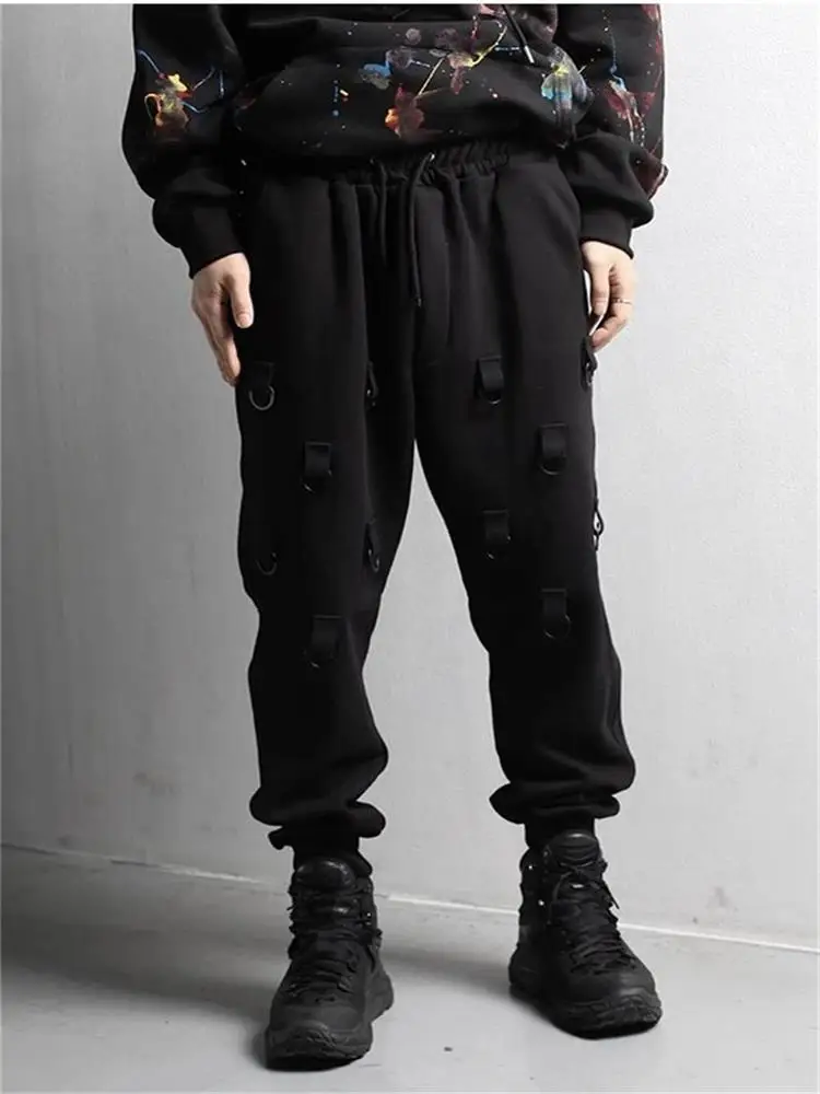 Men's Sports Pants Harun Pants Spring And Autumn New Fashion Multi-Loop Design Casual Versatile Loose Pants