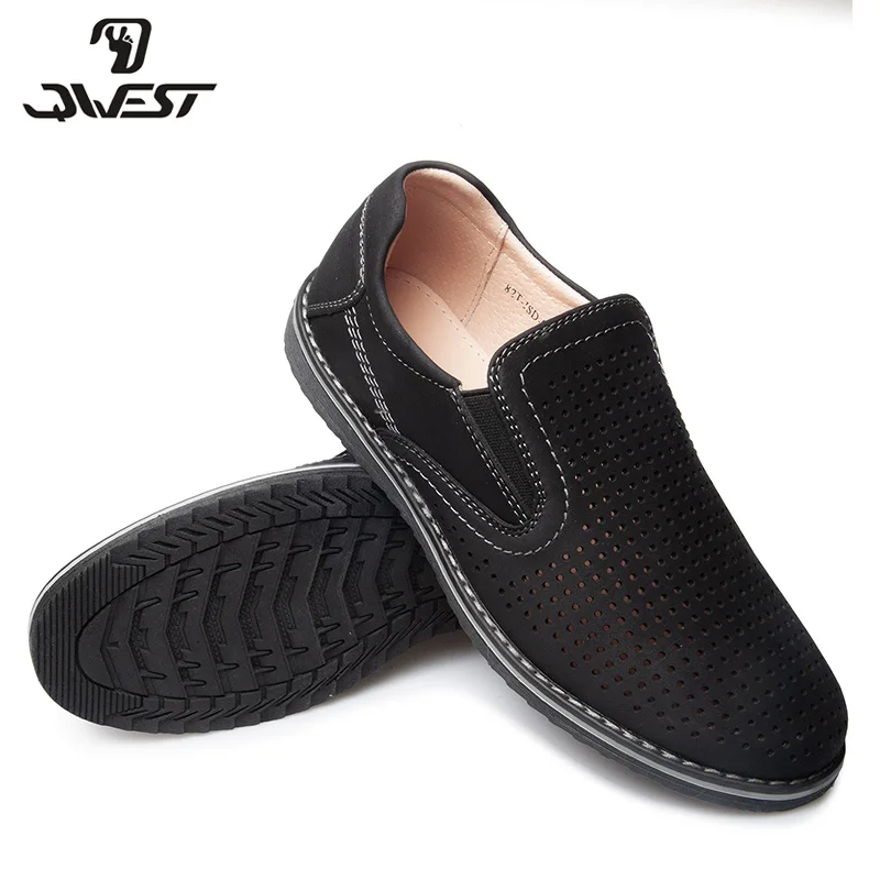 School shoes Qwest 82t-jsd-0870 boys shoes with leather insole shoes for children 35-40 #