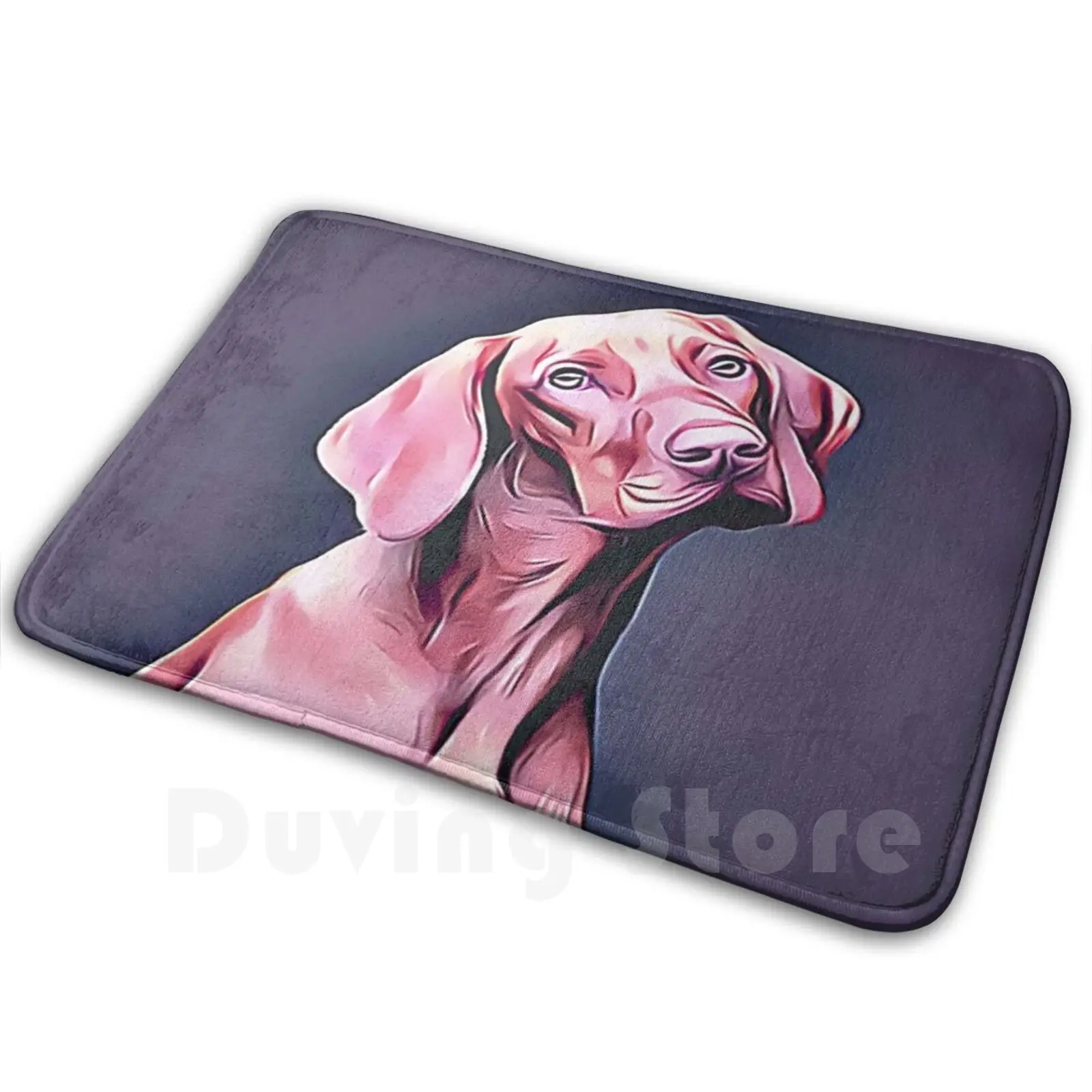 Hungarian Vizsla Hunting Dog Carpet Mat Rug Cushion Soft Animal Vizsla Dog Pet Pointer Hungarian Nature Brown Summer