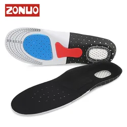 Supporto arco soletta sportiva piedi piatti solette ortopediche Gel di silice cuscino per assorbimento degli urti per uomo donna