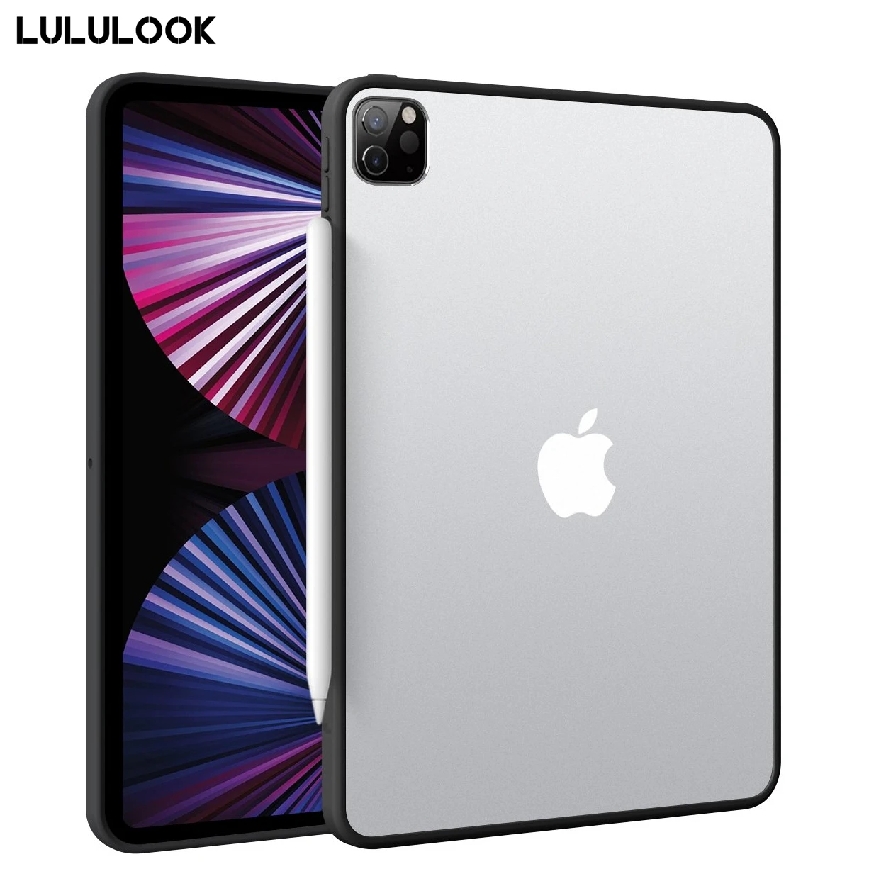 Lululook-funda protectora para iPad Pro 2021, carcasa de TPU a prueba de arañazos, transparente, mate, para 11, 12,9 pulgadas