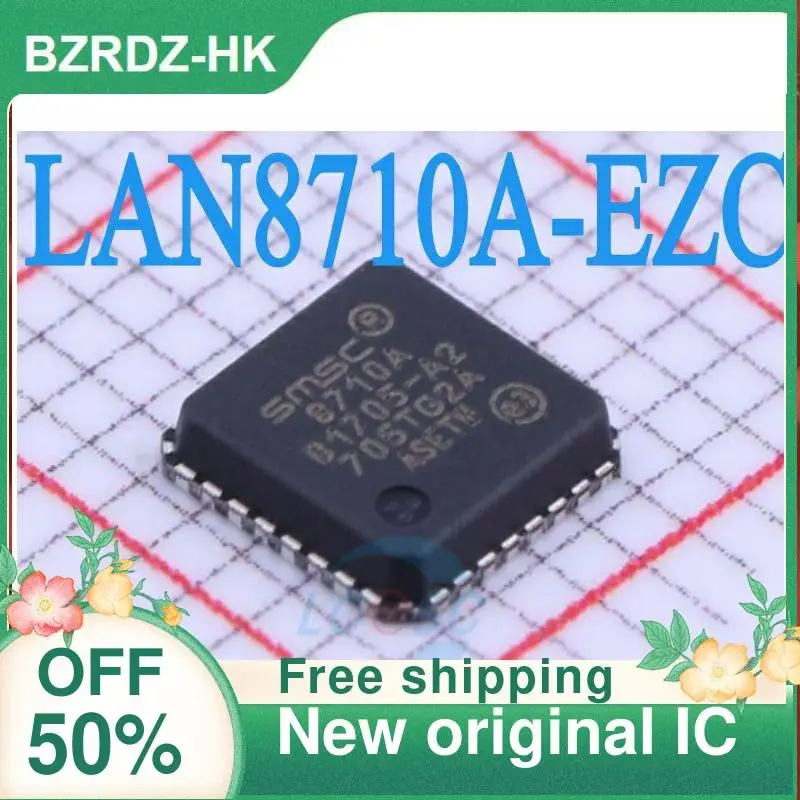 10pcs LAN8710A-EZC-TR qfn32 lan8710a 8710a neues original ic