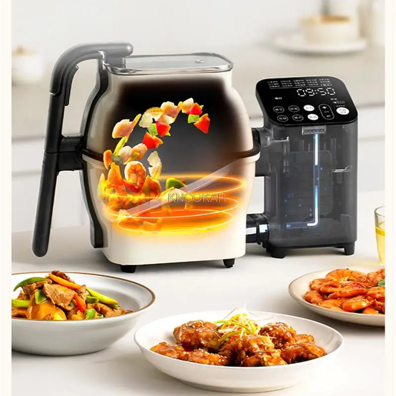 220V Automatische Koken Máy Voedsel Koken Máy Huishoudelijke Intelligente Koken Robot Multifunctionele Koken Chảo