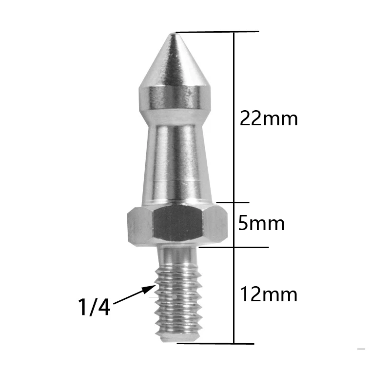 Extended stainless steel 1/4 inch 3/8 inch screw C ring Quick Release Plate Universal Screw SLR Digital tripod Accessories