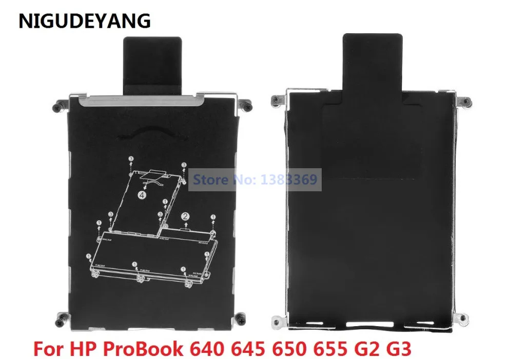 NIGUDEYANG Mới Dành Cho Laptop HP ProBook 640 645 650 655 G2 G3 SATA SSD 2.5 Chân Đế Caddy Khung