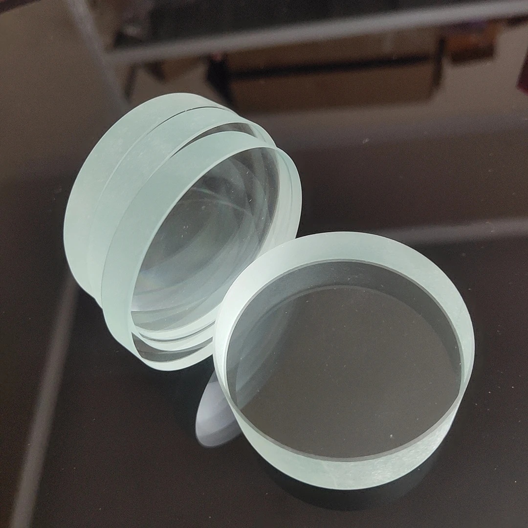 1PCS 110~180mm Armoured  tempering glass toughened glass stalinite Plat Lens Thickness 10 15 20mm Tempered glass Lens