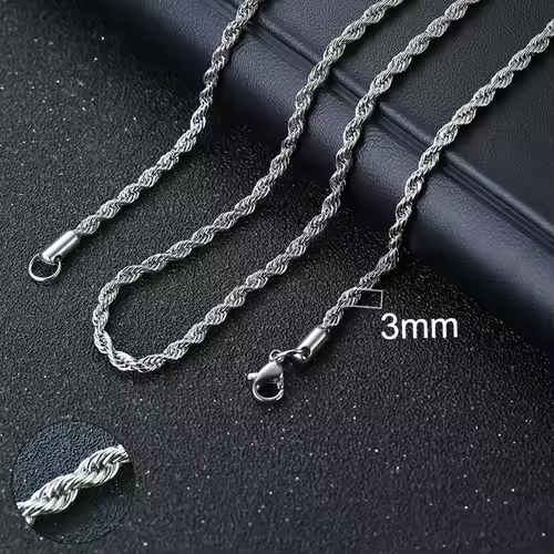Vnox Cuban Chain Necklace for Men Women,Basic Punk Stainless Steel Curb Link Chain Chokers,Vintage Gold Color Solid Metal Collar - Image 20