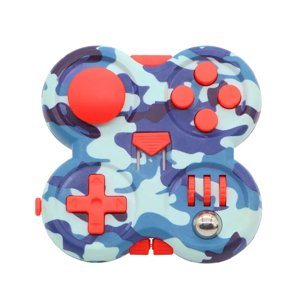 

Fidget Pad Portable Controller Buttons Stress Relief Decompression Toy Gamepad Relieve The Stress Tool Easy Storage For Kid Boy