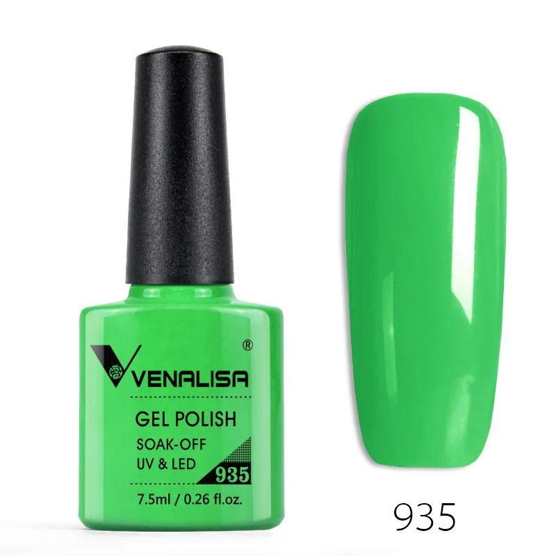 # 61508 Venalisa Gel Nail 7,5 ml Top Coat Top Base Coat Foundation voor UV Gel Polish Beste op Ali Nieuwe Stijl Nagellak Vernis