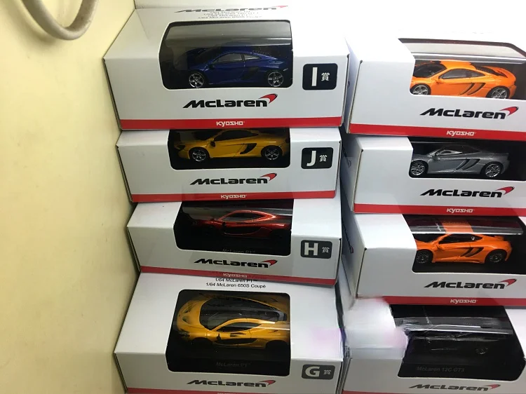 Kyosho cars 1/64  Mclaren P1 12C GT3 605S Collect die-casting alloy car model toys