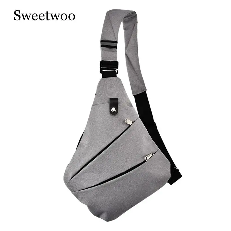 Outdoor Sports Jogging Bags Unisex Multifunction High Quality Crossbody Bag Soft Shoulder Bags Chest Jogging Bags