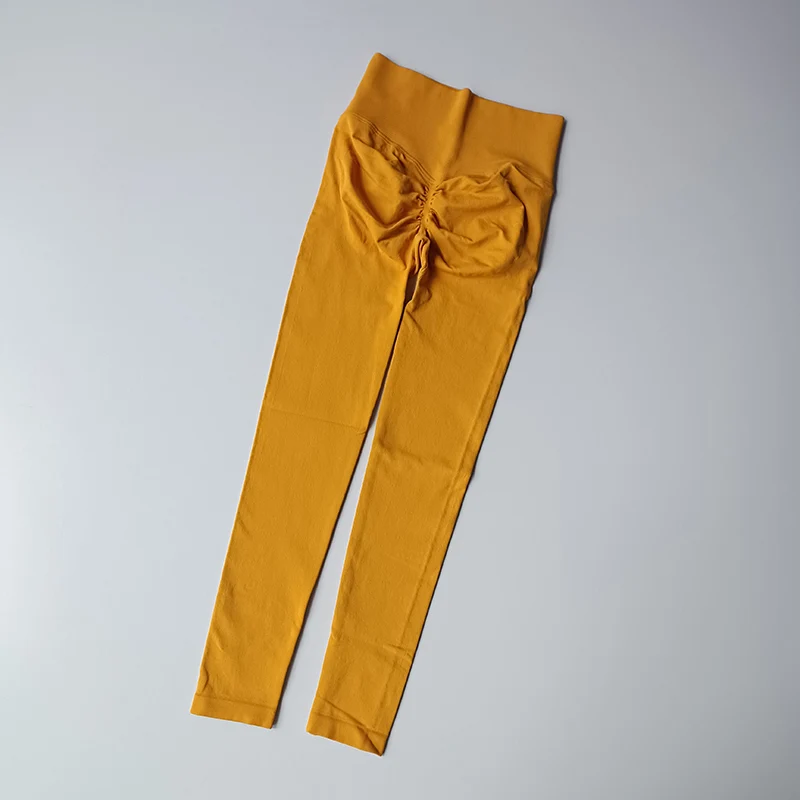 Hochgeschnittene Nahtlose Fitness-Leggings Push-Up Laufleggings Yoga-Hose Hüftlift Energy Gym Leggings für Frauen – Detail 37