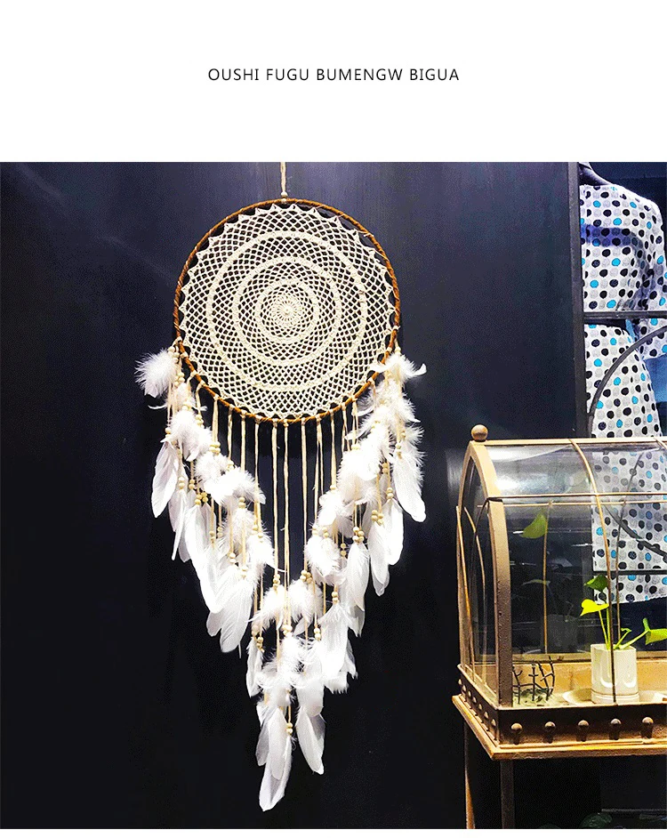 Big Dream Catcher Hanging/Light Decoration nordic Decoration Home Girls Room/Nursery/Kids Decor dreamcatcher Children Room New 5