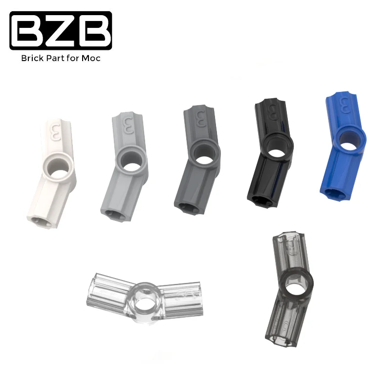 BZB MOC 32016 3x157.5 Degree Cross Shaft Connector Creative High Tech Building Block Model Kids Toys DIY Brick Parts Best Gifts