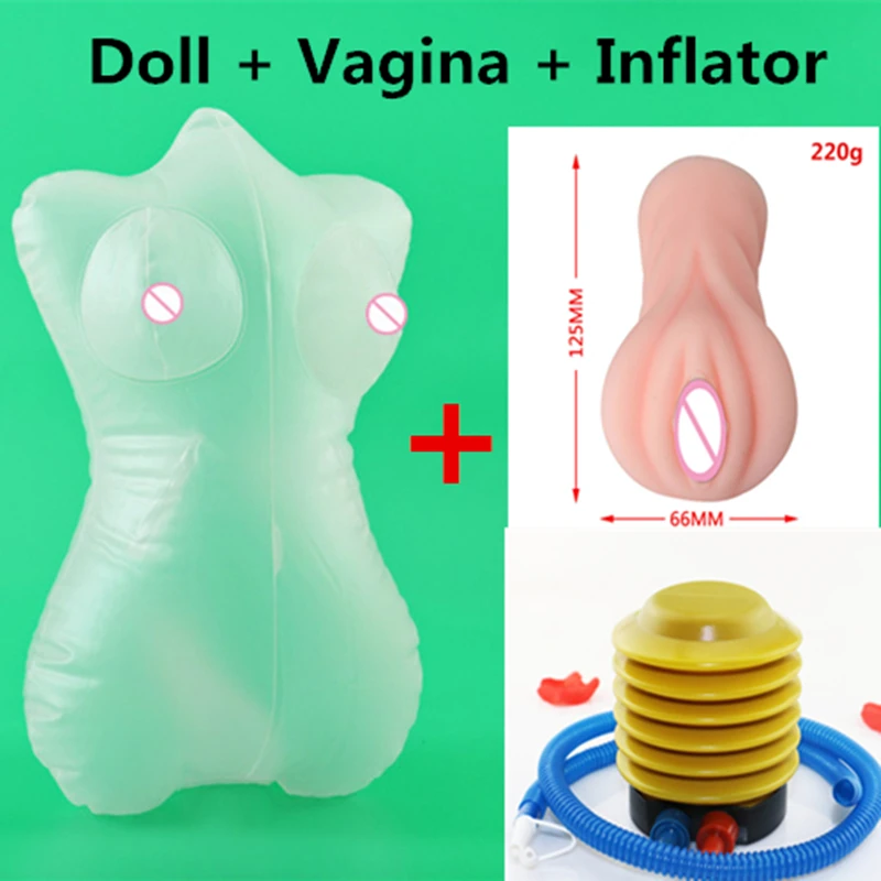 Easy To Store And Clean Inflatable Half-length Sex Doll Removable Vagina Real Pussy Sex Toy For Man Adult Products Sex Shop