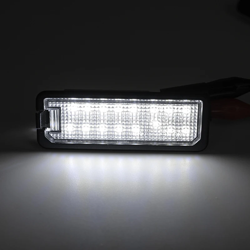 For Porsche Boxster Cayman Carrera Cayenne 987/997/958 2x CANBus Error Free White Led Number License Plate Light Kits Lamp