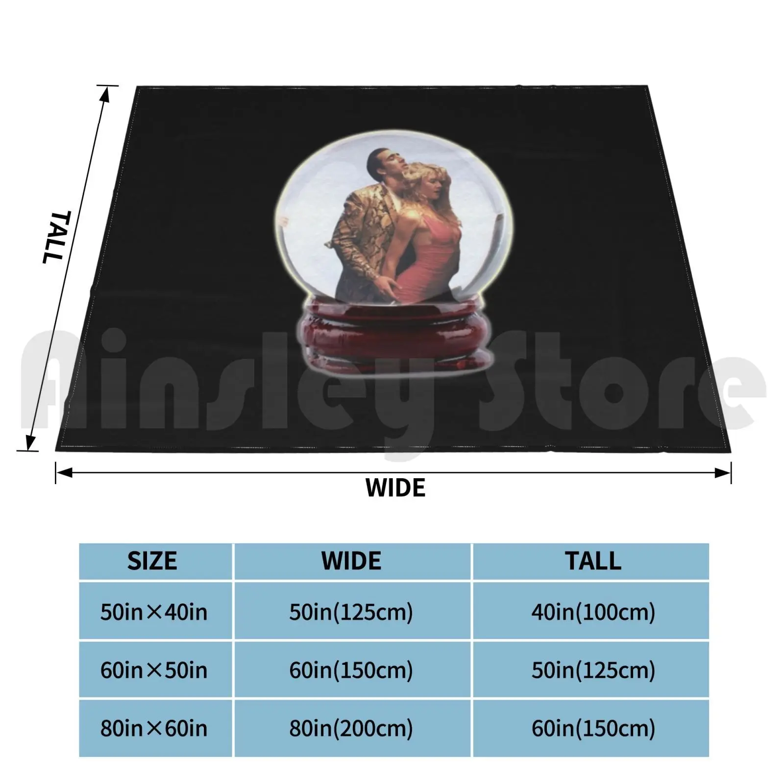 Nicolas Sensual Cage On Crystal Globe Blanket Fashion Custom Nicolas Cage Nicolas Cage Nicholas Nicholas Cage