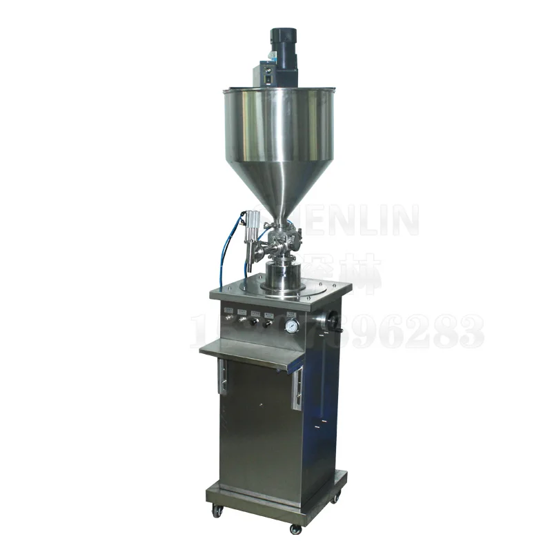 

Vertical Pneumatic Filling Machine 5-5000ml Pedal Switch Filler Paste and liquid bottling equipment oil dosing machine SHENLIN