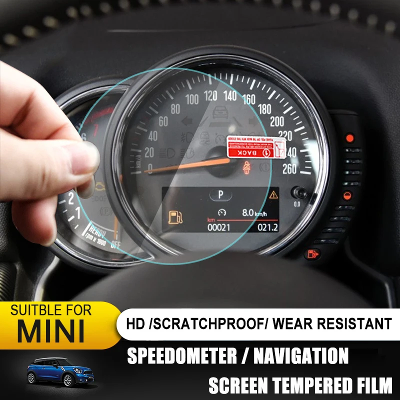 Car Tachometer Speedometer GPS Display Screen Tempered Protective Film protector For Mini Cooper F54 F55 F56 F57 F60 Countryman