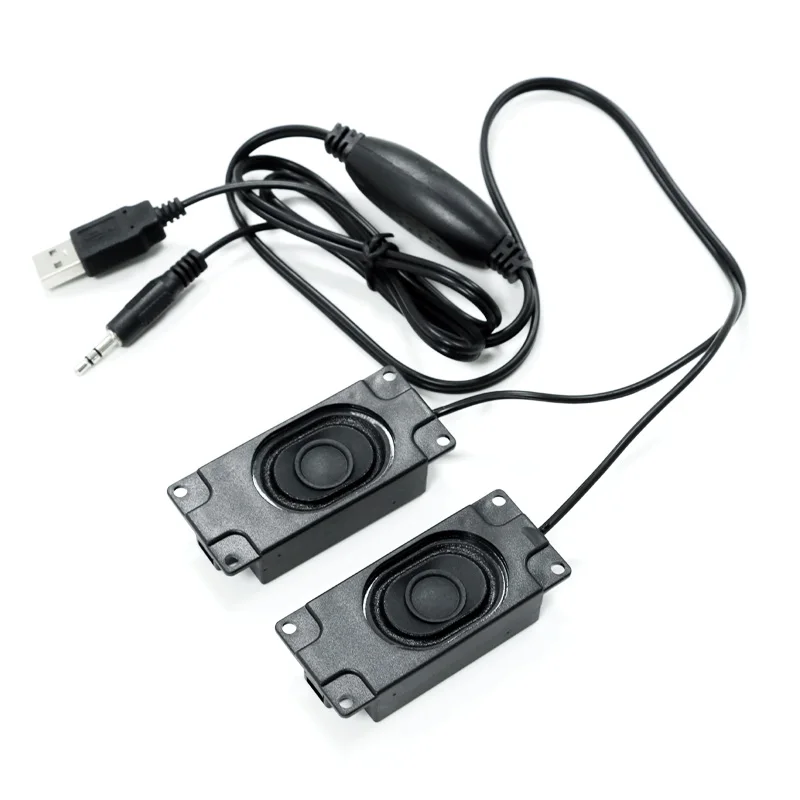 1 Buah 2 Speaker Raspberry Pi USB Free-Drive Speaker Suara Volume Tinggi Amplifier Plug dan Play Daya USB