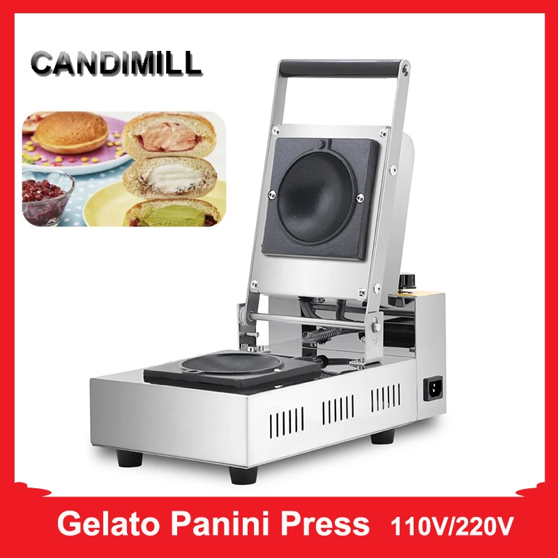 

CANDIMILL Donut Ice Cream Burger Krapfen Warmer Gelato Panini Press Sandwich Maker Hamburger Make Cake Machine