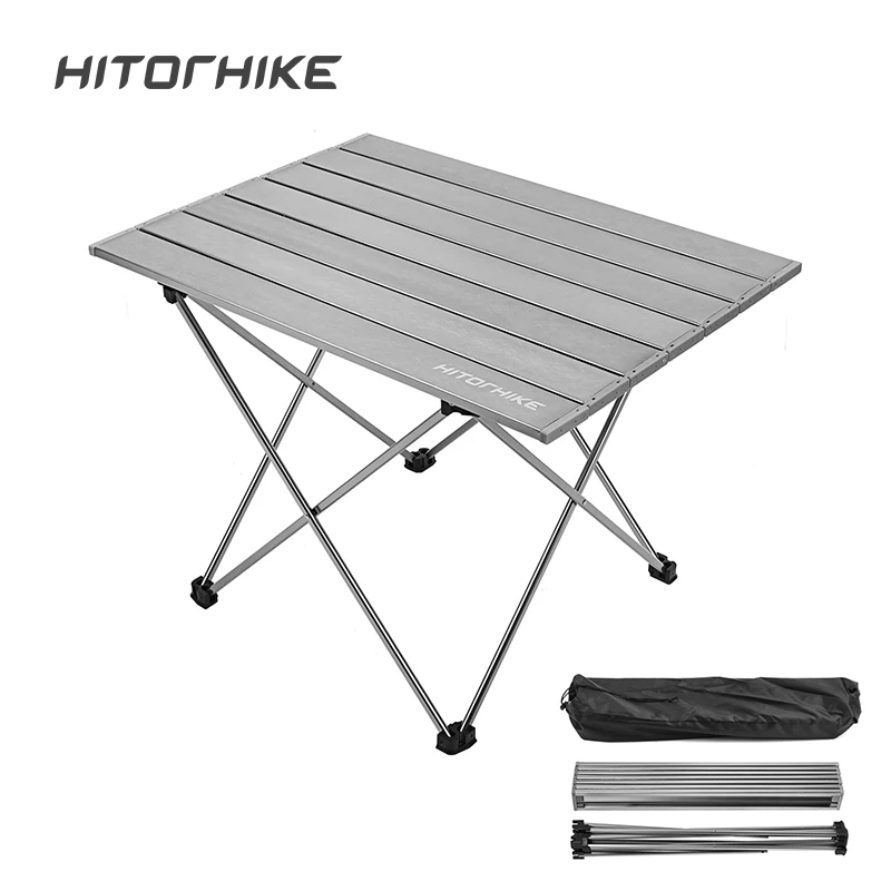 Portable Table Folding Camping table Desk Foldable Hiking Traveling Outdoor Garden Picnic table Al Alloy Ultra-light