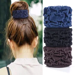 3 Teile/los Frauen Samt Scrunchie Elastische Haar Bands Mädchen Pferdeschwanz-halter Haar Seil Gummiband Stirnband Haar Zubehör