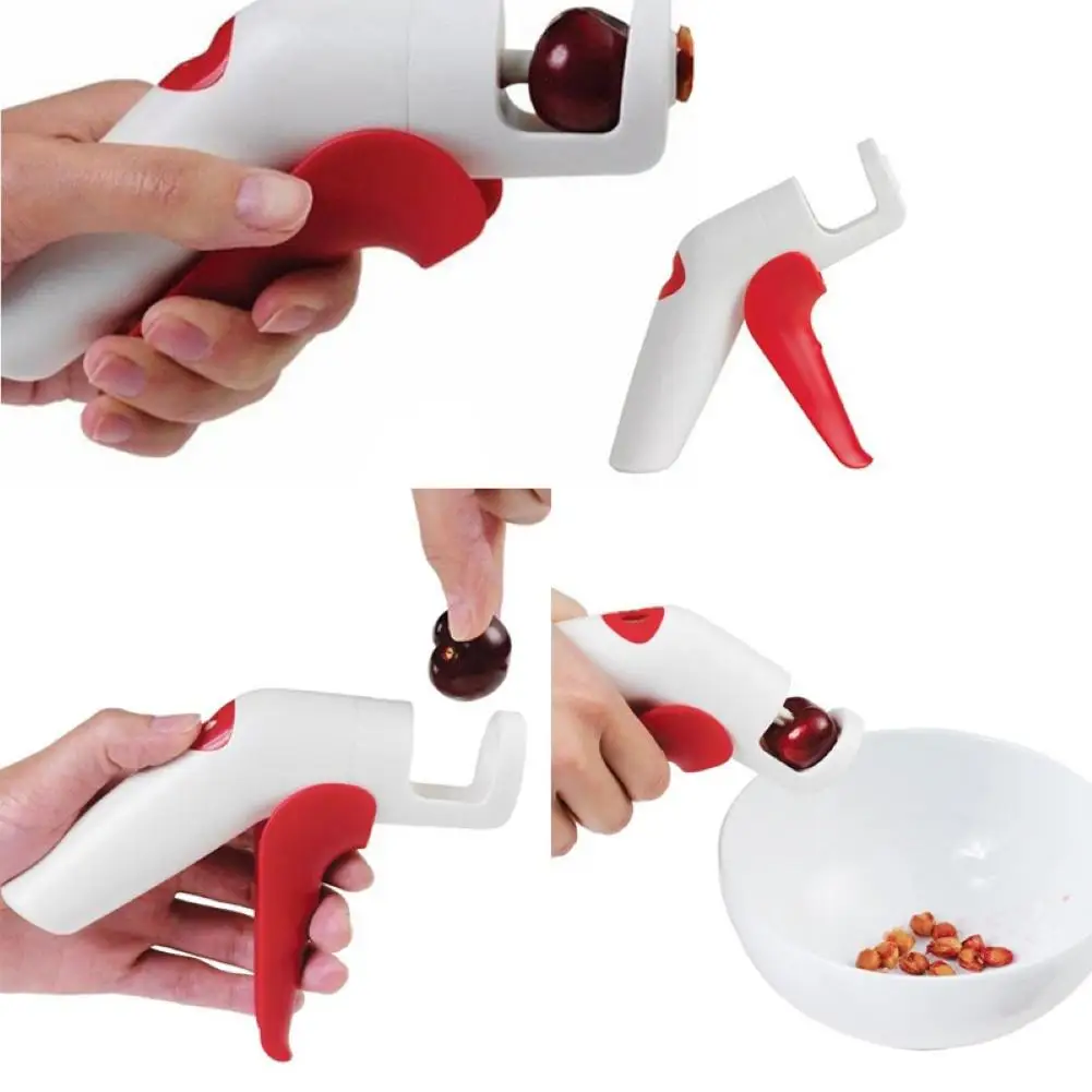 Handheld Cherry Pitter Fruit Olive Core Seed Stone Remover Corer Kitchen Vegetable Cherries Fruits Core Remover Cutter Tool