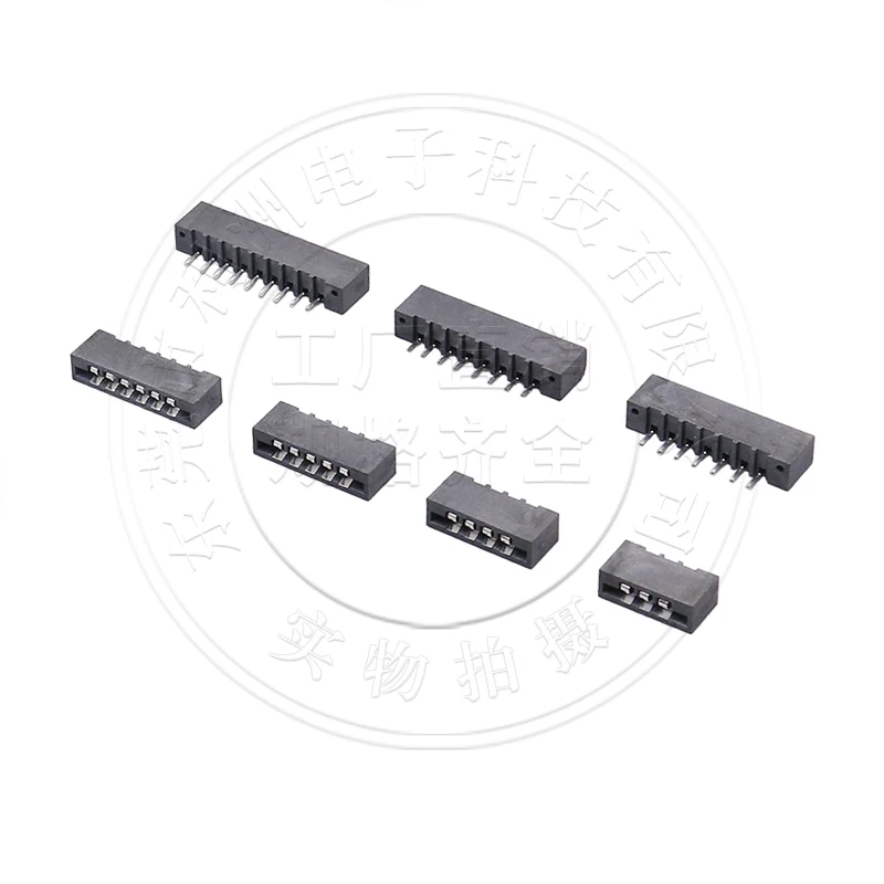 50PCS FFC/FPC connector 2.54mm pitch 180 ° Straight pin Vertical straight into FPC flat cable socket