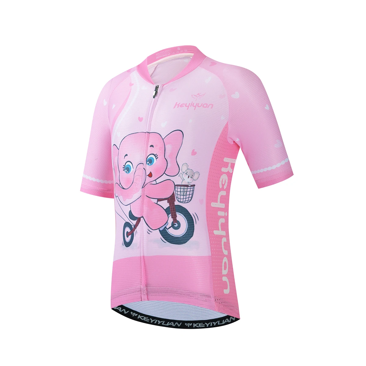 KEYIYUAN Summer Short Sleeve Bicycle Cycle Clothes Set Kids Cycling Jersey Suit Child Outdoor Bike