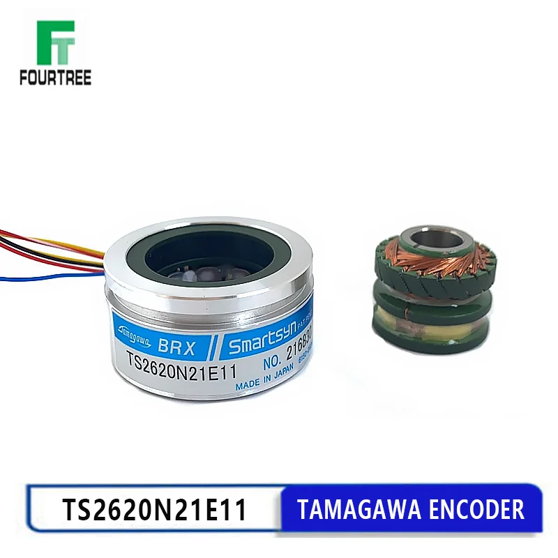 New Orginal Encoder TS2620N21E11 TAMAGAWA BRX Smartsyn Resolver Servo Motor Injection Molding Machine Rotary Transformer