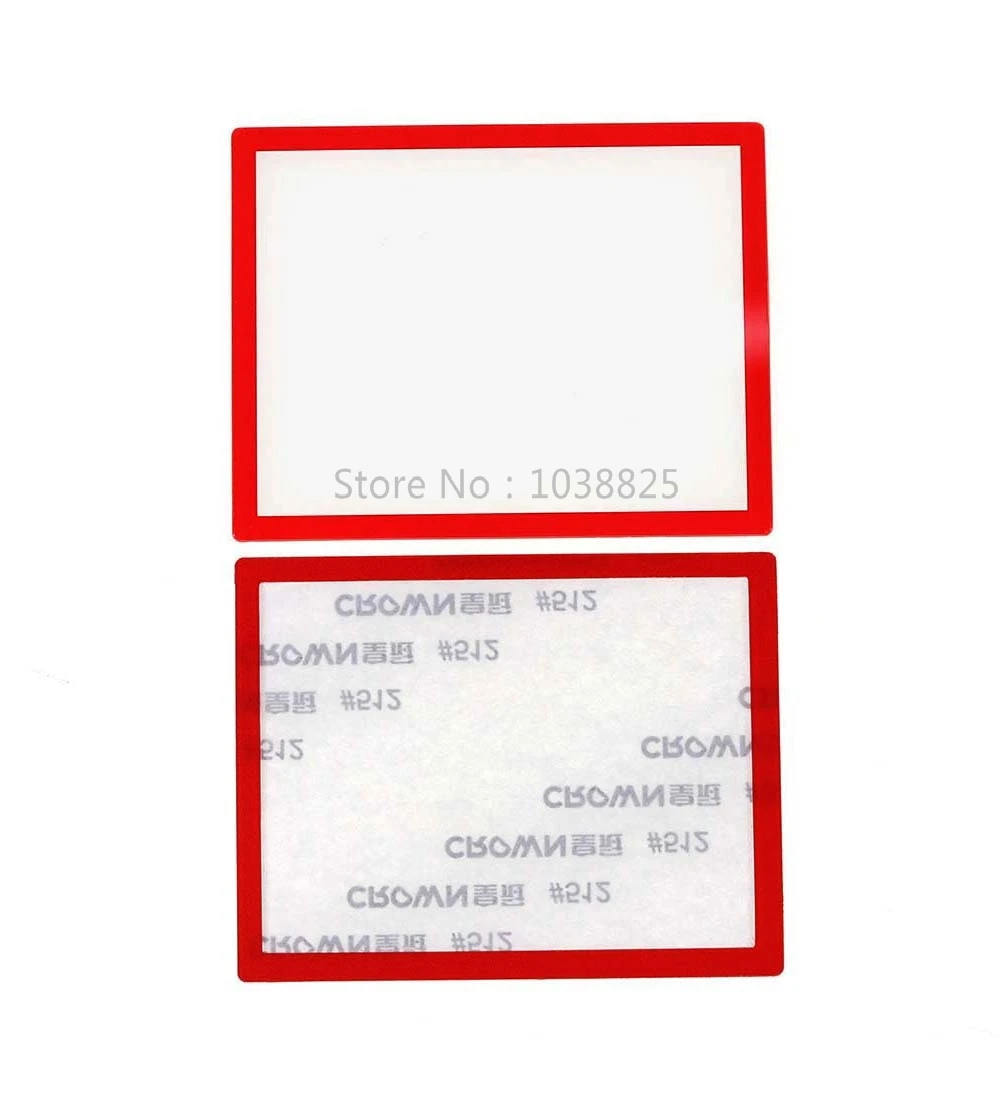 مجموعة واحدة متعددة الألوان لعدسة DS Lite العلوية السفلية LCD عدسة الشاشة العلوية السفلية غطاء عدسة الشاشة البلاستيكية لوحدة التحكم NDSL