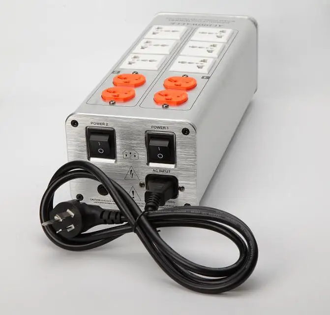 Hifi Audio Low Noise Filter 3000W AC Power Conditioner/ Home Power Filter/15A Power Purifier