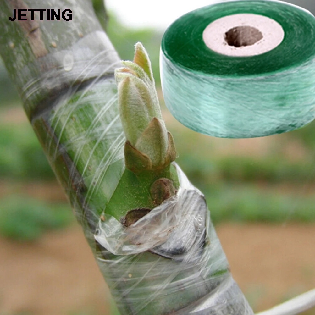 Cinta adhesiva de PVC para injertos de árboles frutales, cinta adhesiva para jardinería, grabado de ramas, 2CM x 100M / 1 rollo