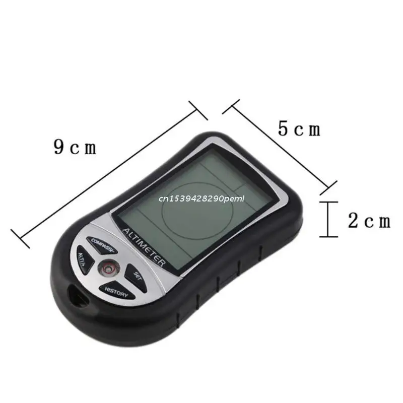 Digital 8 in 1 LCD Compass Barometer Altimeter Thermo Temperature Clock Calendar Dropship