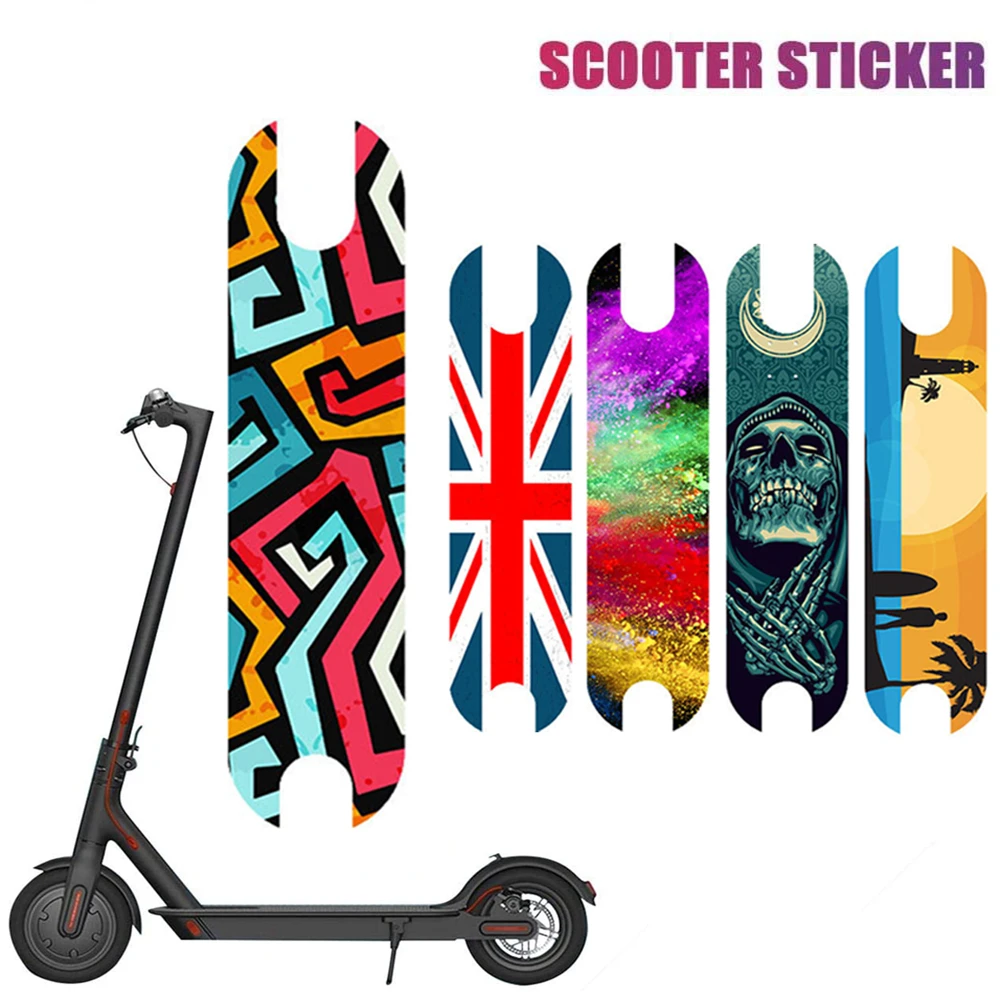 PVC Waterproof Sunscreen Sticker for Scooters Pedal Pads Electric Scooter Matte Pad Decoration Accessories for Xiaomi M365 Pro