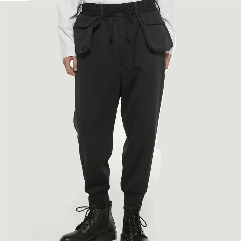 Men autumn winter new style lovers with a multi-bag type individual stereo bag brunet lovers leisure large pants