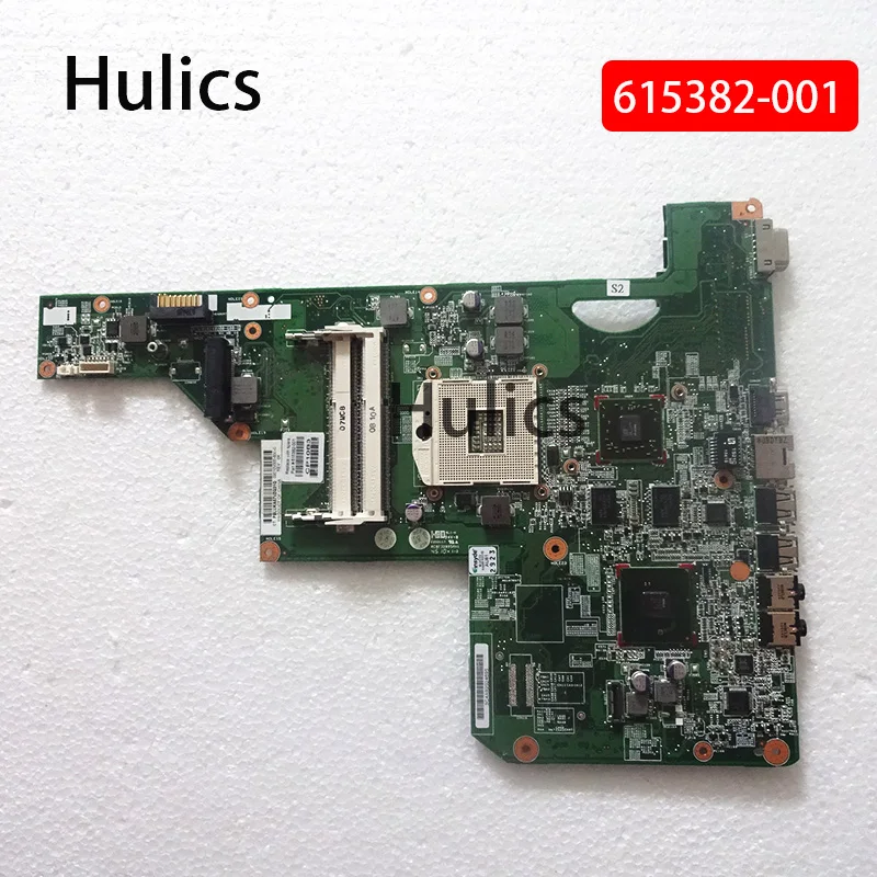 

Hulics Used 615382-001 Mainboard For HP COMPAQ G62 CQ62 G72 CQ72 LAPTOP MOTHERBOARD HM55 Main Board