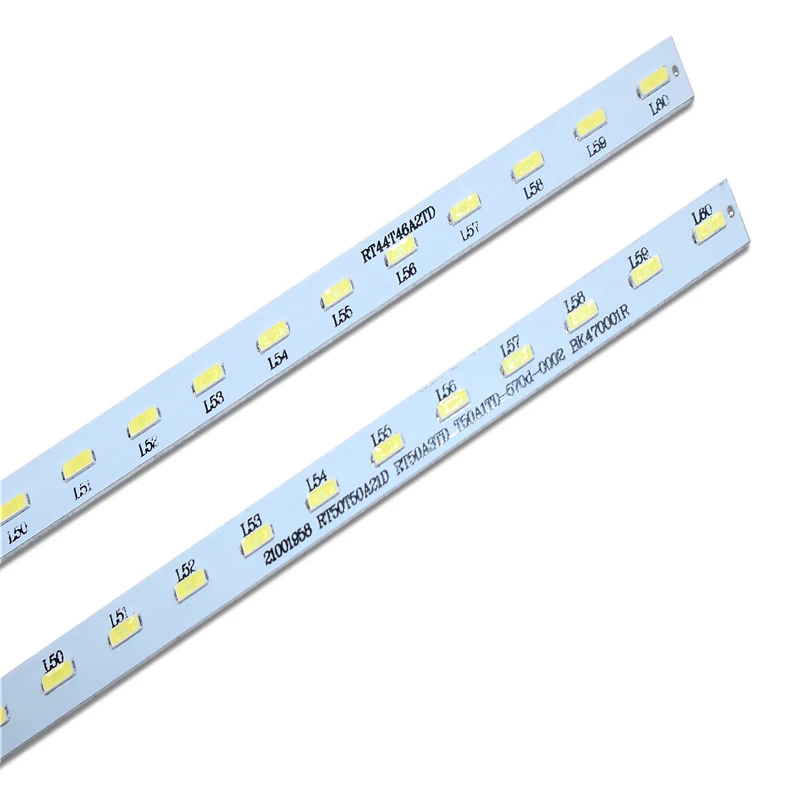 Fita de led konka original, 2 lâmpadas, 60leds, 525mm, para kpl + 470b1led2, 35018034, 35018075, 35018076, 35018077, 35018080