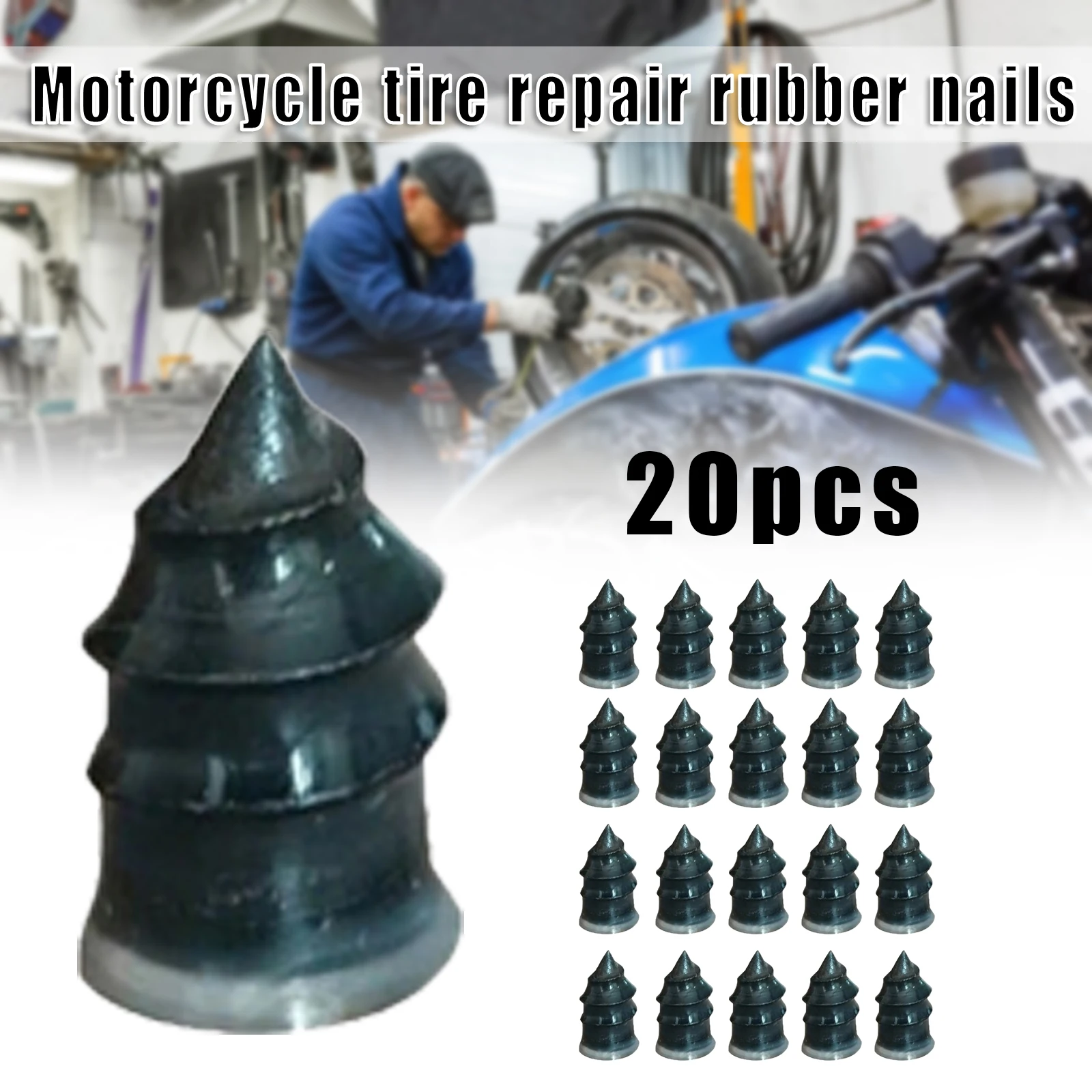 

10/20Pcs Vacuum Tire Repair Nail Auto Motorcycle Fast Repair Tool Self-service Tire Repair Nail Tire Repair Tools Tire Nail