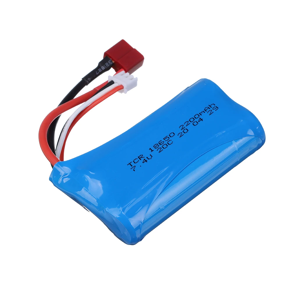 FLYBEE-Batería de 7,4 V, 2200 mAH, 2S, 7,4 V, li-po, 2S, 20C, 18650, juguetes, para helicóptero de control remoto, 7,4 V, 2200 mAH, 144001