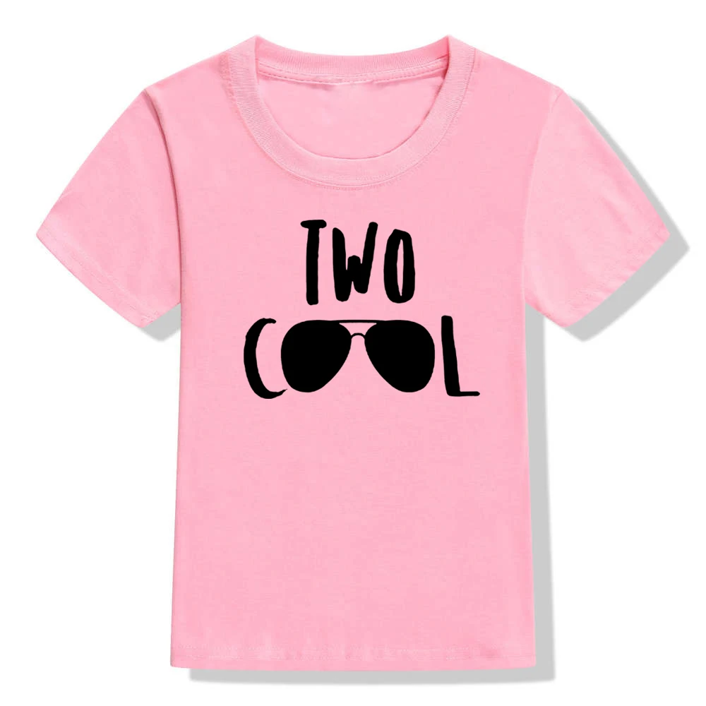 2 Year Old Kid Birthday Tshirt Two Cool Print Funny Toddler Boys Girls Short Sleeve Party T-shirt Children Cute T Shirt Clothes