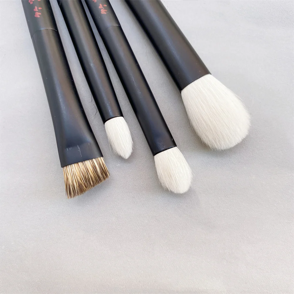 T-1 Powder Brush T-5 Highlight T-6 T-7 T-8 Eye Shadow Blending T-9 Eyebrow Makeup Brushes Finest Goat hair Beauty Cosmetics Tool