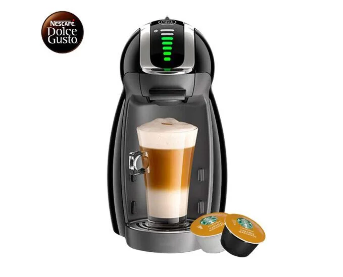 Nescafe Dolce Gusto espresso household Capsule Coffee Machine Home Auto Office Genio2 Electric drip cafe maker black Cappuccino