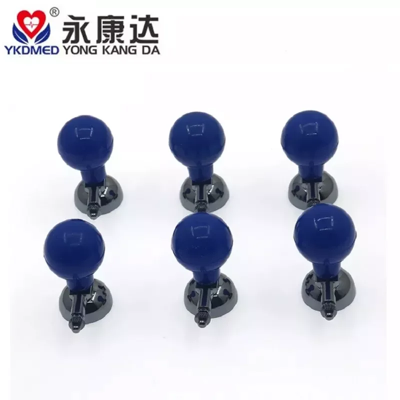 4 PCS/ ECG Limb Clip Electrode Adapters Children Adult EKG  Suction Bulbs Ag/AgCl 6Pcs Universal Chest Electrode 3.0/4.0