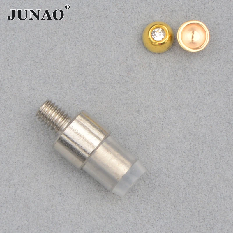 JUNAO 1Pcs Pearl Machine Mold Screws Rivets Moulds Tools for Pearl Setting Machine For DIY Garment Accessories