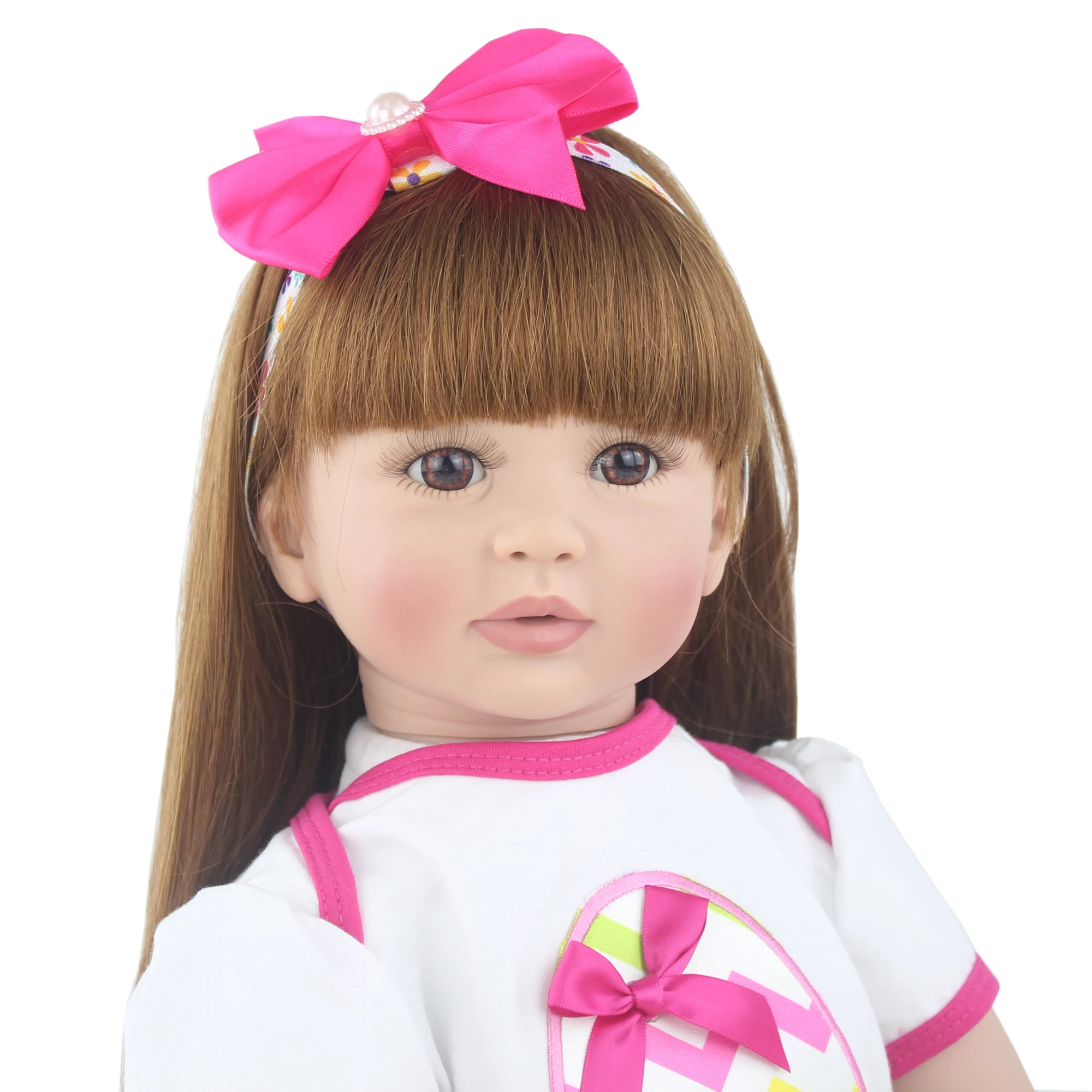 60Cm Silicone Tái Sinh Em Bé Búp Bê Như Thật Công Chúa Còn Sống Tập Đi Cho Bé Bebe Kid Tặng Sinh Nhật Dressup Búp Bê Chơi Đồ Chơi Ngôi Nhà