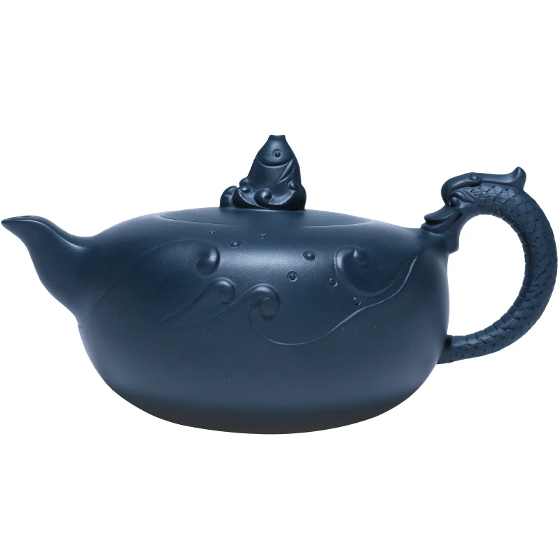 ★yixing famous fish, dragons are recommended chlorite household pure manual teapot tea leap of the republic of China