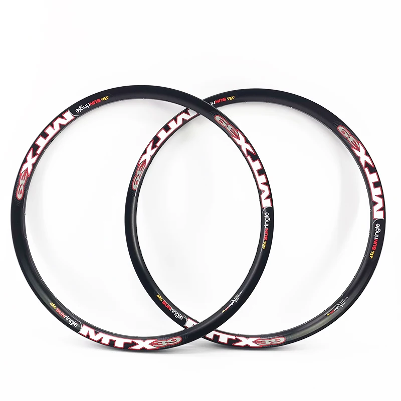 Sun ring Mtx33 MTX39 rim high strength rim DH fr am rim 32 holes Hoops 26in 27.5in black MTB Mountain bike rim